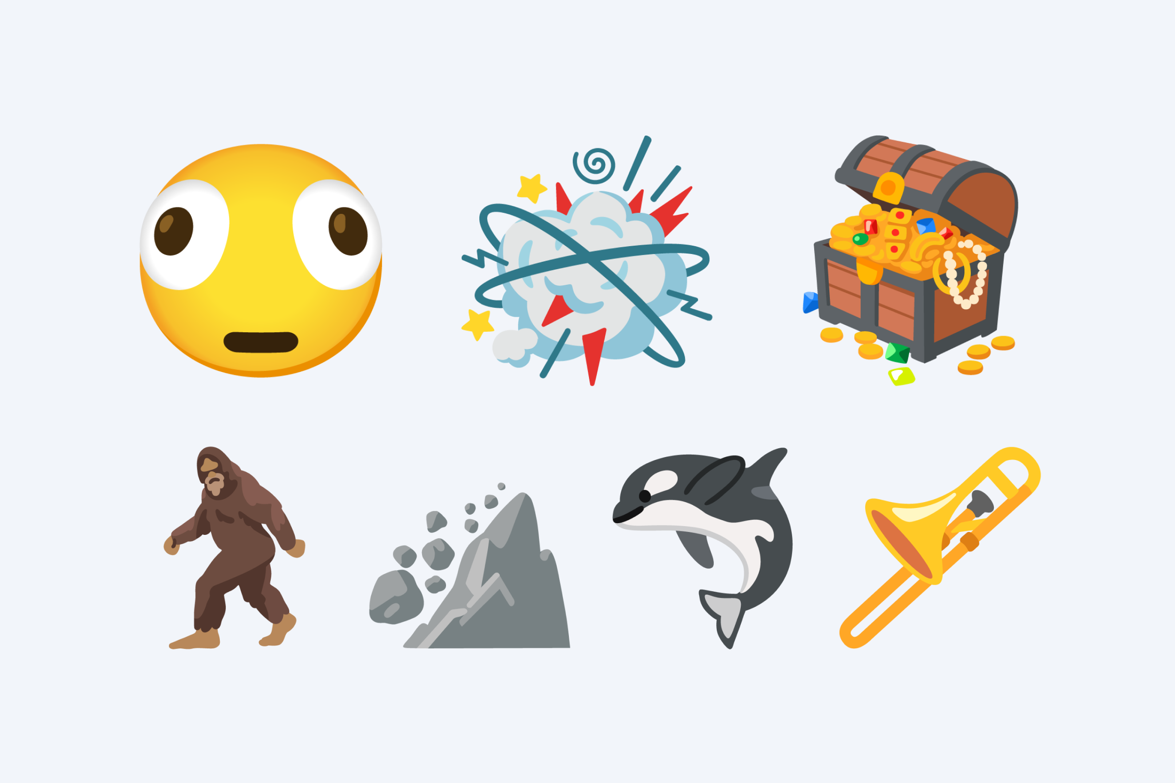 New Emojis in Google’s Noto Color Emoji Style