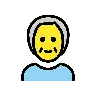 Emoji Older Adult 🧓 image - OpenMoji style