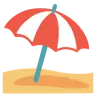 ร่มบนพื้นดิน Emoji ⛱ image - Google Noto Color style