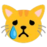 哭泣的貓 Emoji 😿 image - Google Noto Color Animated style