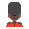 Guard: Dark Skin Tone Emoji 💂🏿 image - Tossface style