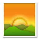 Sunrise Over Mountains