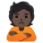 Person Pouting: Dark Skin Tone