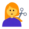 Woman Getting Haircut Emoji 💇‍♀️ image - Tossface style