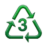 Recycling Symbol for Type-3 Plastics ♵ image - Samsung style