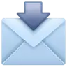 नीचे की ओर एरो एबव के साथ लिफ़ाफ़ा Emoji 📩 image - WhatsApp style