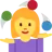 Woman Juggling