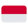Flag: Indonesia Emoji 🇮🇩 image - Tossface style