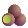 Emoji Falafel 🧆 image - Microsoft 3D Fluent style