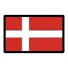 Flag: Denmark Emoji 🇩🇰 image - OpenMoji style