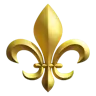 Emoji Fleur-de-lis ⚜ image - Apple style