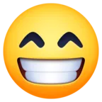 Emoji Faccia sorridente con gli occhi sorridenti 😁 image - Facebook Meta style