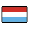 Flag: Luxembourg Emoji 🇱🇺 image - OpenMoji style