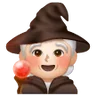 Mage: Light Skin Tone Emoji 🧙🏻 image - Samsung style