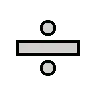 Signe division gras Emoji ➗ image - OpenMoji style