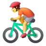 Emoji Ciclista 🚴 image - Samsung style