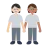 People Holding Hands: Light Skin Tone, Medium Skin Tone