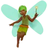 Fairy: Medium-Dark Skin Tone Emoji 🧚🏾 image - Apple style