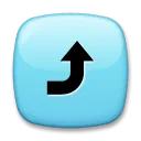 Right Arrow Curving Up