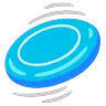 Flying Disc Emoji 🥏 image - Google Noto Color Animated style