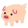 Emoji Maiale 🐖 image - Google Noto Color Animated style