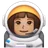Woman Astronaut: Medium Skin Tone