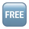 Cuadrado libre Emoji 🆓 image - Telegram style