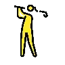 Woman Golfing Emoji 🏌️‍♀️ image - OpenMoji style