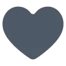 Black Heart Emoji 🖤 image - Tossface style