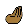 Pinched Fingers: Medium-Dark Skin Tone Emoji 🤌🏾 image - OpenMoji style