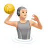 Person Playing Water Polo: Light Skin Tone Emoji 🤽🏻 image - Apple style