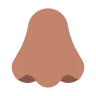 Nose: Medium Skin Tone Emoji 👃🏽 image - Tossface style