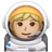 Astronaut: Medium-Light Skin Tone