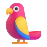 Emoji Pappagallo 🦜 image - Microsoft 3D Fluent style