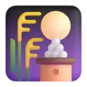 Emoji Cerimonia di osservazione della luna 🎑 image - Microsoft 3D Fluent style