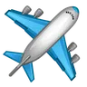 Flugzeug Emoji ✈ image - Telegram style