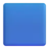 Großes blaues Quadrat Emoji 🟦 image - Microsoft 3D Fluent style
