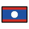 Flag: Laos Emoji 🇱🇦 image - OpenMoji style