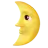 First Quarter Moon with Face