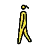 Woman Walking Emoji 🚶‍♀️ image - OpenMoji style