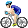 Man Biking: Light Skin Tone Emoji 🚴🏻‍♂️ image - Apple style