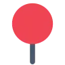 गोल पुशपिन Emoji 📍 image - Tossface style