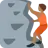 Person Climbing: Medium-Dark Skin Tone