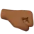 Right-Facing Fist: Medium-Dark Skin Tone