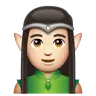Man Elf: Light Skin Tone Emoji 🧝🏻‍♂️ image - WhatsApp style