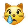 哭泣的貓 Emoji 😿 image - Telegram style