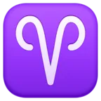 Widder Emoji ♈ image - Facebook Meta style