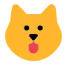 Dog Face Emoji 🐶 image - Tossface style