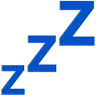 สัญลักษณ์การนอนหลับ Emoji 💤 image - Apple style