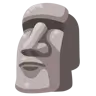 摩艾 Emoji 🗿 image - Google Noto Color style